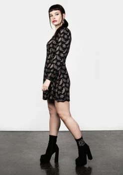 LVT1 MORTMOTH WRAP MINI DRESS -Womens Clothing Sales SS22LV178 Mortmoth Wrap Mini Dress Thea 004 800x