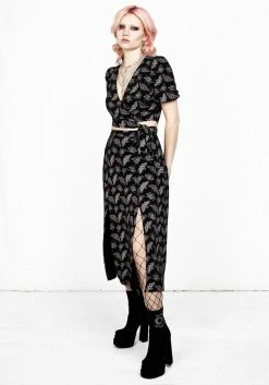 LVT1 MORTMOTH MIDI SKIRT WITH SPLITS 10 LVT1 MORTMOTH MIDI SKIRT WITH SPLITS -Womens Clothing Sales SS22LV181 Mortmoth Midi Wrap Skirt 007 800x