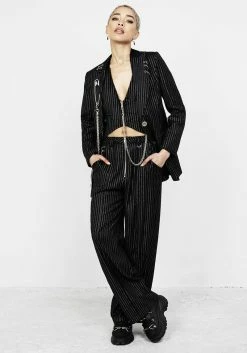 LVT1 NIGHTMARE TAILORED FITTED BLAZER -Womens Clothing Sales SS22LV261 Nightmare Tailored Fitted Blazer 008 800x