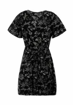 LVT1 Poisonous Plants Wrap Mini Dress -Womens Clothing Sales SS22LV404 Poisonous Plants Wrap Mini Dress02 800x