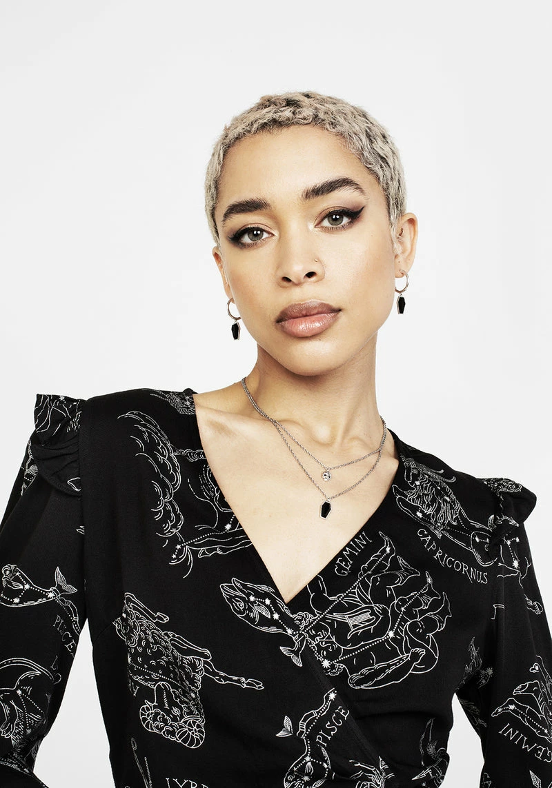 LVT1 Zodiac Crop Wrap Top 2 LVT1 Zodiac Crop Wrap Top - Image 2