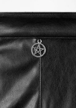 LVT1 BRONTE LEATHER FLARED TROUSERS -Womens Clothing Sales SS22LV70 BRONTE LEATHER FLARED TROUSERS 01 800x