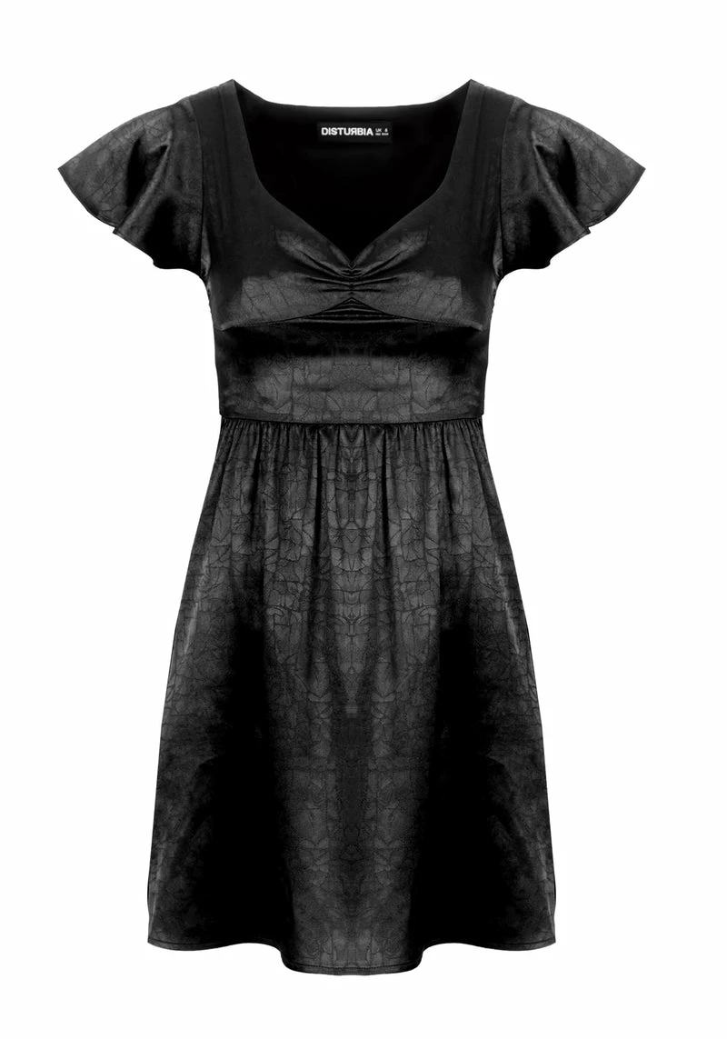 LVT1 DORIAN FIT AND FLARE SATIN MINI DRESS 8 LVT1 DORIAN FIT AND FLARE SATIN MINI DRESS - Image 8