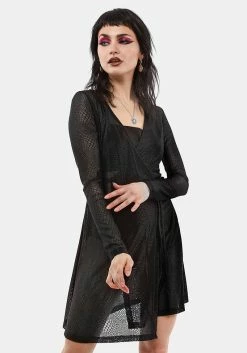 LVT1 AMORE SHEER WRAP DRESS -Womens Clothing Sales SS22LV88 AMORESHEERWRAPDRESS 281copy 800x