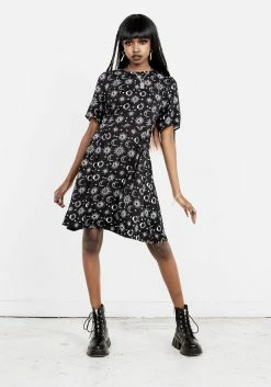 MET1 MOONBEAM SKATER DRESS -Womens Clothing Sales SS22M06 MOONBEAM SKATER DRESS 008 800x