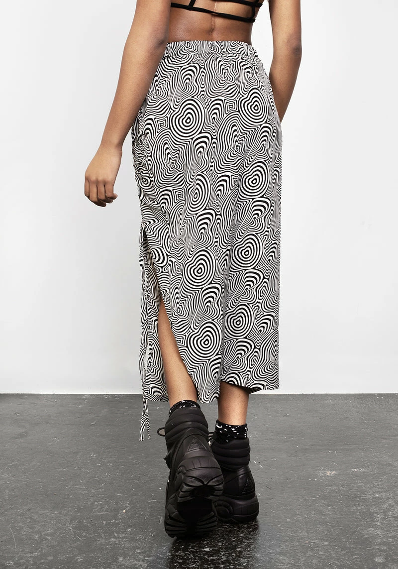 MET1 SUMMERS RUCHED MIDI SKIRT 2 MET1 SUMMERS RUCHED MIDI SKIRT - Image 2