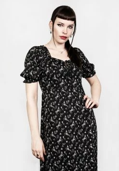 MET1 MAKEBELIEVE LACE UP MIDI DRESS -Womens Clothing Sales SS22M184 Makebeleive Lace Up Midi Dress 003 800x