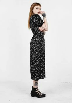 MET1 MAKEBELIEVE LACE UP MIDI DRESS -Womens Clothing Sales SS22M184 Makebelieve Lace Up Midi Dress 004 800x