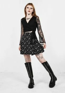 MET1 MAKEBELIEVE MINI SKIRT 13 MET1 MAKEBELIEVE MINI SKIRT -Womens Clothing Sales SS22M187 Makebelieve Mini Skirt 003 800x