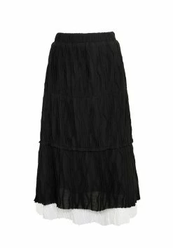 MET1 MUTINY LAYERED MIDI SKIRT -Womens Clothing Sales SS22M192 Mutiny Layered Midi Skirt Mannequin 004 800x