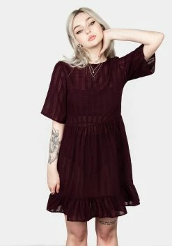 MET1 SHEER SMOCK DRESS IN PURPLE -Womens Clothing Sales SS22M193 PURPLE SHEER SMOCK DRESS 005 f31a50e9 ff89 4595 9504 056f33e2a83c 800x