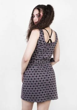 MET1 CLOWNTEARS BELTED PINAFORE DRESS -Womens Clothing Sales SS22M215 Clowntears Belted Pinafore dress 001 800x