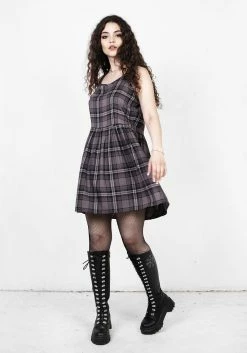 MET1 DOLLY CHECK MINI DRESS 11 MET1 DOLLY CHECK MINI DRESS -Womens Clothing Sales SS22M217 Dolly Check Mini Dress 003 800x