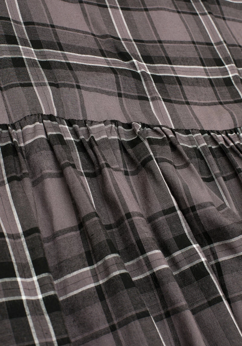 MET1 DOLLY CHECK MINI DRESS 7 MET1 DOLLY CHECK MINI DRESS - Image 7