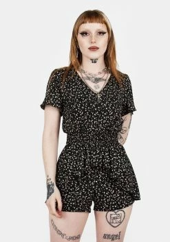 MET1 VALLEY FRILL PEPLUM PLAYSUIT -Womens Clothing Sales SS22M219 Valley Frill Peplum Playsuit 002 800x