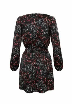 MET1 ROSETEARS FRILL PEPLUM MINI DRESS -Womens Clothing Sales SS22M220 Rosetears Frill Peplum Mini Dress Mannequn 001 800x