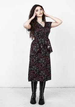 MET1 ROSETEARS FRILL PEPLUM MIDI DRESS 12 MET1 ROSETEARS FRILL PEPLUM MIDI DRESS -Womens Clothing Sales SS22M221 Rosetears Frill Peplum Midi Dress 003 800x