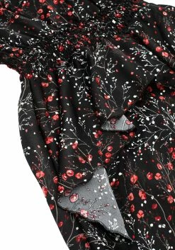 MET1 ROSETEARS FRILL PEPLUM MIDI DRESS 16 MET1 ROSETEARS FRILL PEPLUM MIDI DRESS -Womens Clothing Sales SS22M221 Rosetears Frill Peplum Midi Dress Mannequin 002 800x