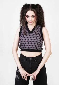 MET1 CLOWNTEARS V NECK VEST 14 MET1 CLOWNTEARS V NECK VEST -Womens Clothing Sales SS22M222 Clowntears V Neck vest 005 800x