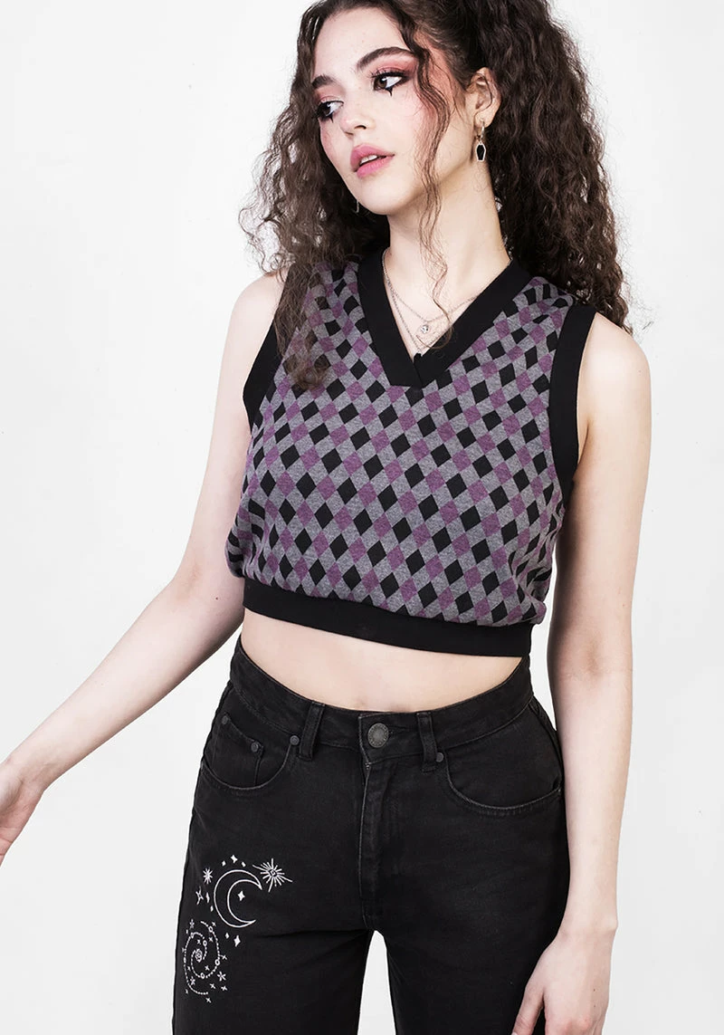 MET1 CLOWNTEARS V NECK VEST 1 MET1 CLOWNTEARS V NECK VEST