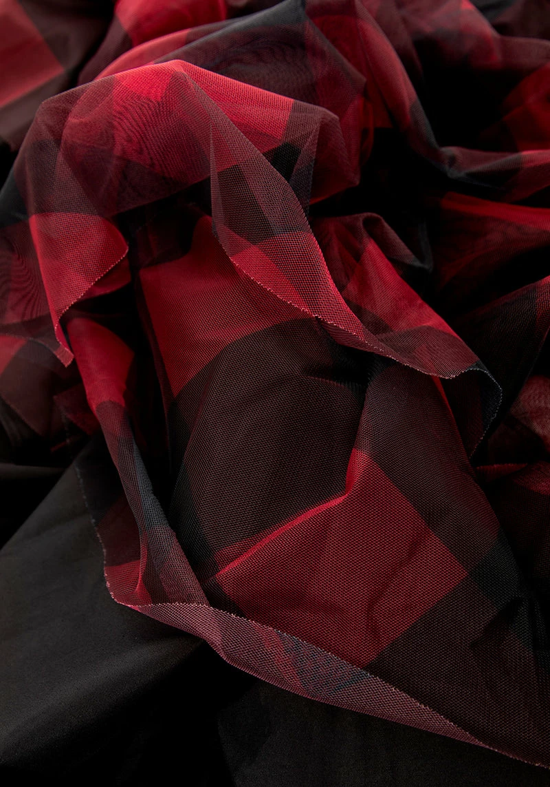 MET1 CIRQUE LAYERED TULLE MIDI SKIRT 8 MET1 CIRQUE LAYERED TULLE MIDI SKIRT - Image 8