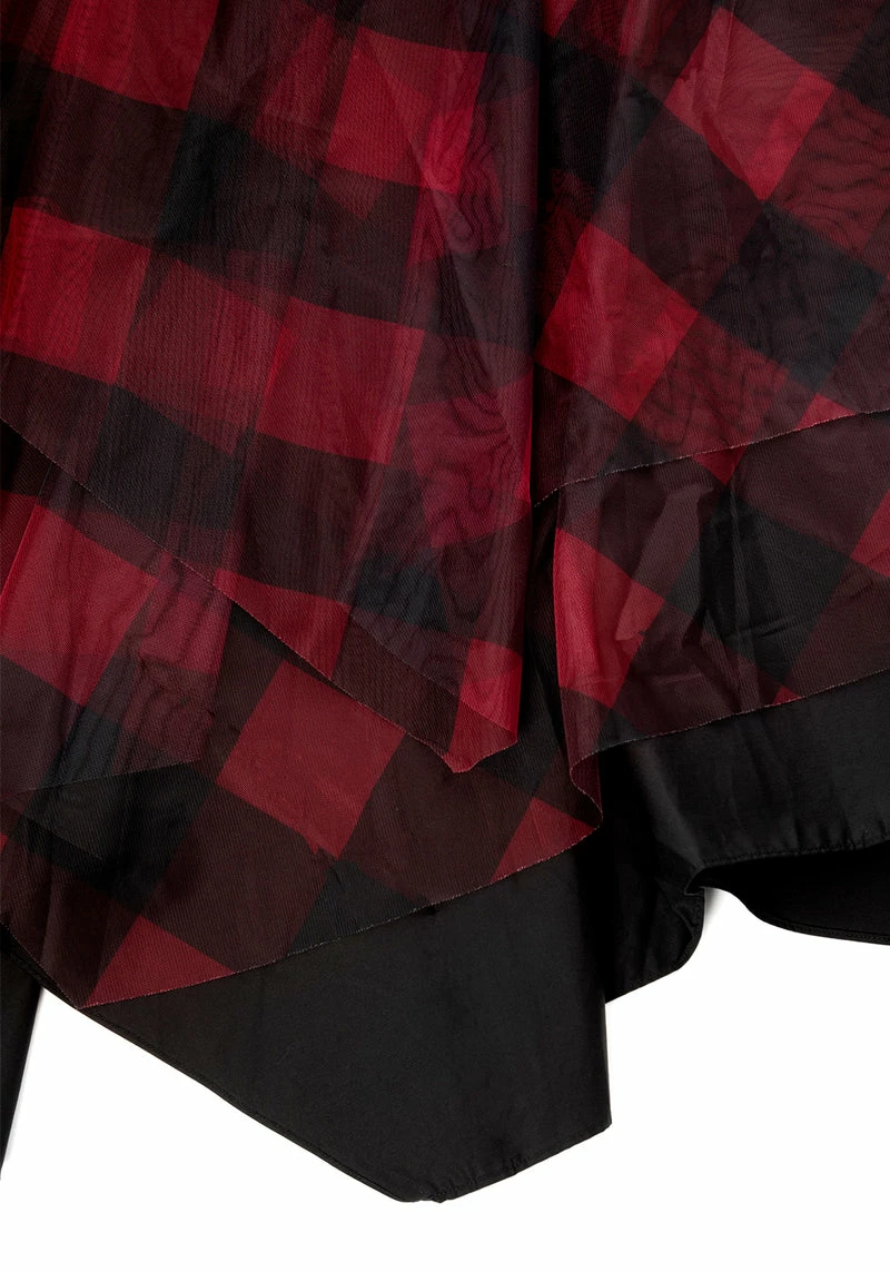 MET1 CIRQUE LAYERED TULLE MIDI SKIRT 9 MET1 CIRQUE LAYERED TULLE MIDI SKIRT - Image 9