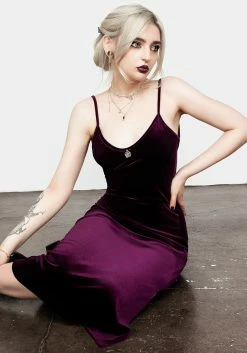 MET1 WINONA MIDI SLIP DRESS