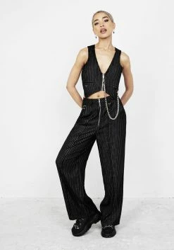 MET1 NIGHTMARE CROP TAILORED WAISTCOAT 11 MET1 NIGHTMARE CROP TAILORED WAISTCOAT -Womens Clothing Sales SS22M265 Nightmare Tailored Waistcoat 006 800x