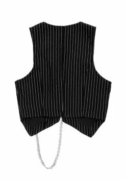 MET1 NIGHTMARE CROP TAILORED WAISTCOAT 16 MET1 NIGHTMARE CROP TAILORED WAISTCOAT -Womens Clothing Sales SS22M265 Nightmare Tailored Waistcoat M03 800x