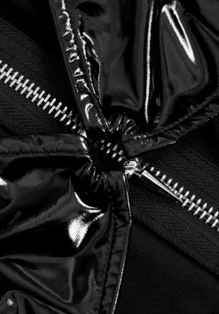 MET1 HELLBOUND VINYL CROP TOP 15 MET1 HELLBOUND VINYL CROP TOP -Womens Clothing Sales SS22M267 Hellbound Vinyl Crop Top M02 800x