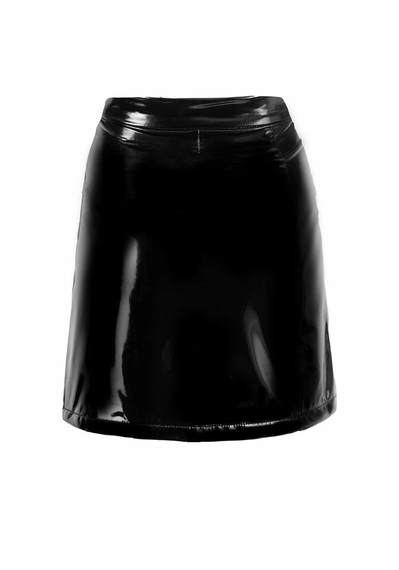 MET1 SINISTER MINI VINYL SKIRT 8 MET1 SINISTER MINI VINYL SKIRT - Image 8