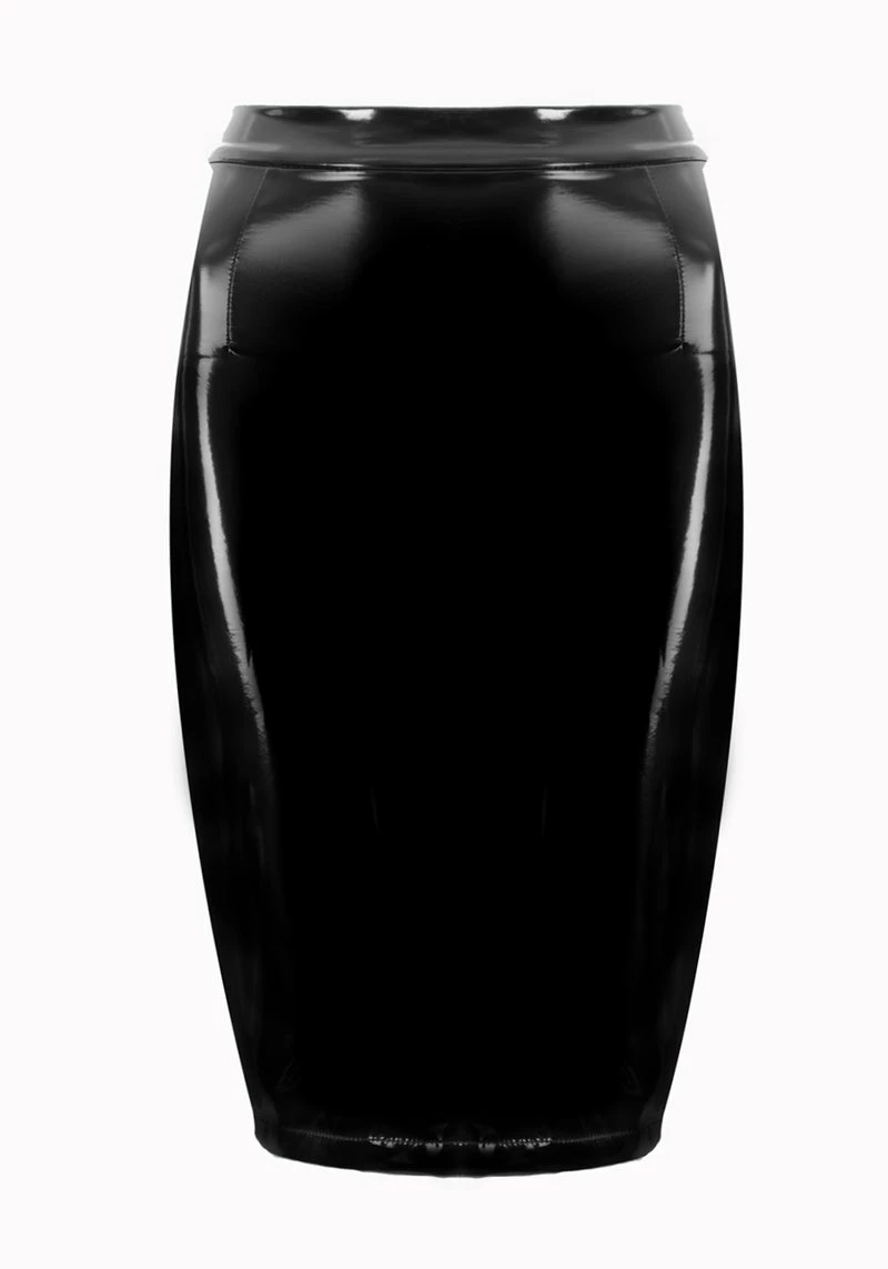 MET1 DOMINION MIDI VINYL SKIRT 10 MET1 DOMINION MIDI VINYL SKIRT - Image 10