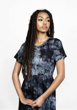 MET1 DRACONIC TIE DYE MIDI SKATER DRESS -Womens Clothing Sales SS22M87 DRACONIC TIE DYE MIDI SKATER DRESS 006 800x