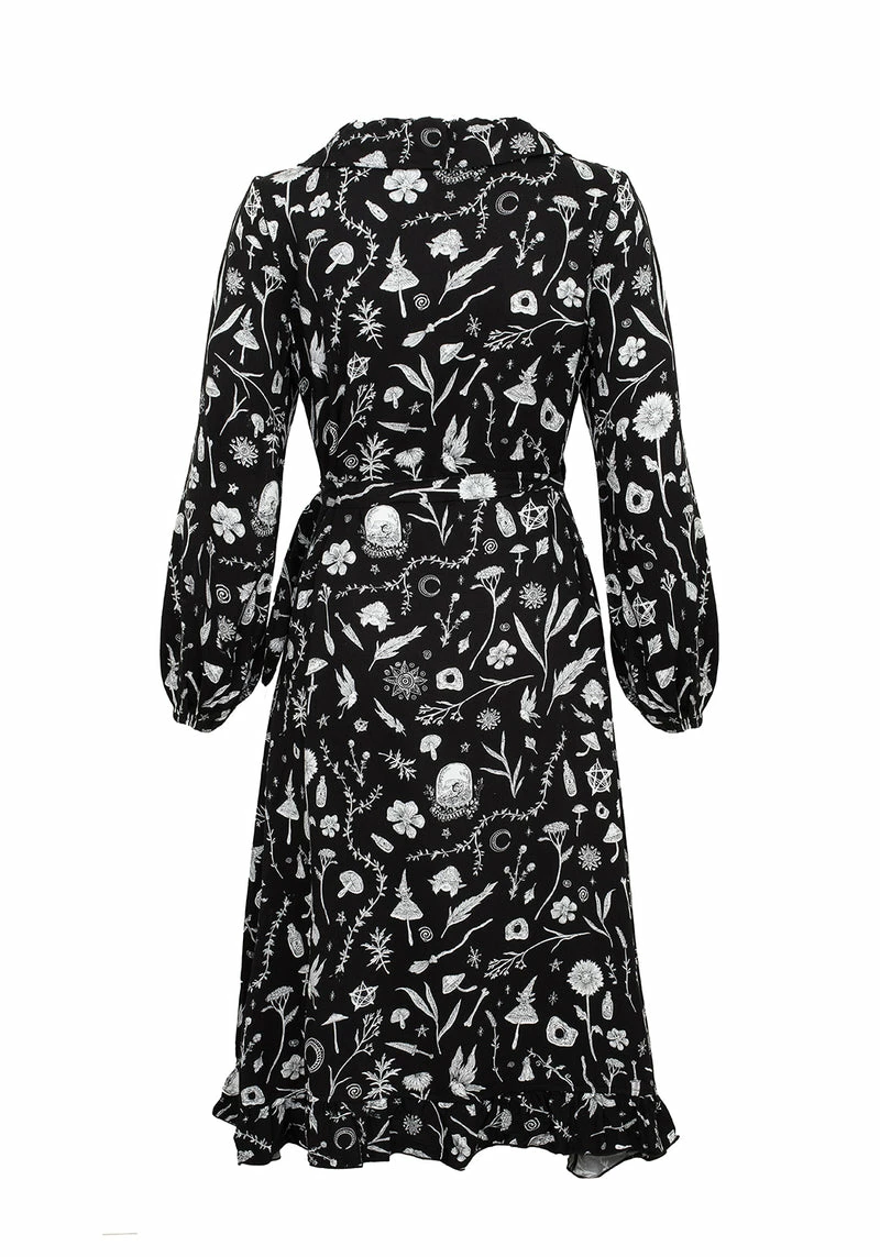 MET1 HEDGEWITCH RUFFLE WRAP ABOVE KNEE DRESS 8 MET1 HEDGEWITCH RUFFLE WRAP ABOVE KNEE DRESS - Image 8