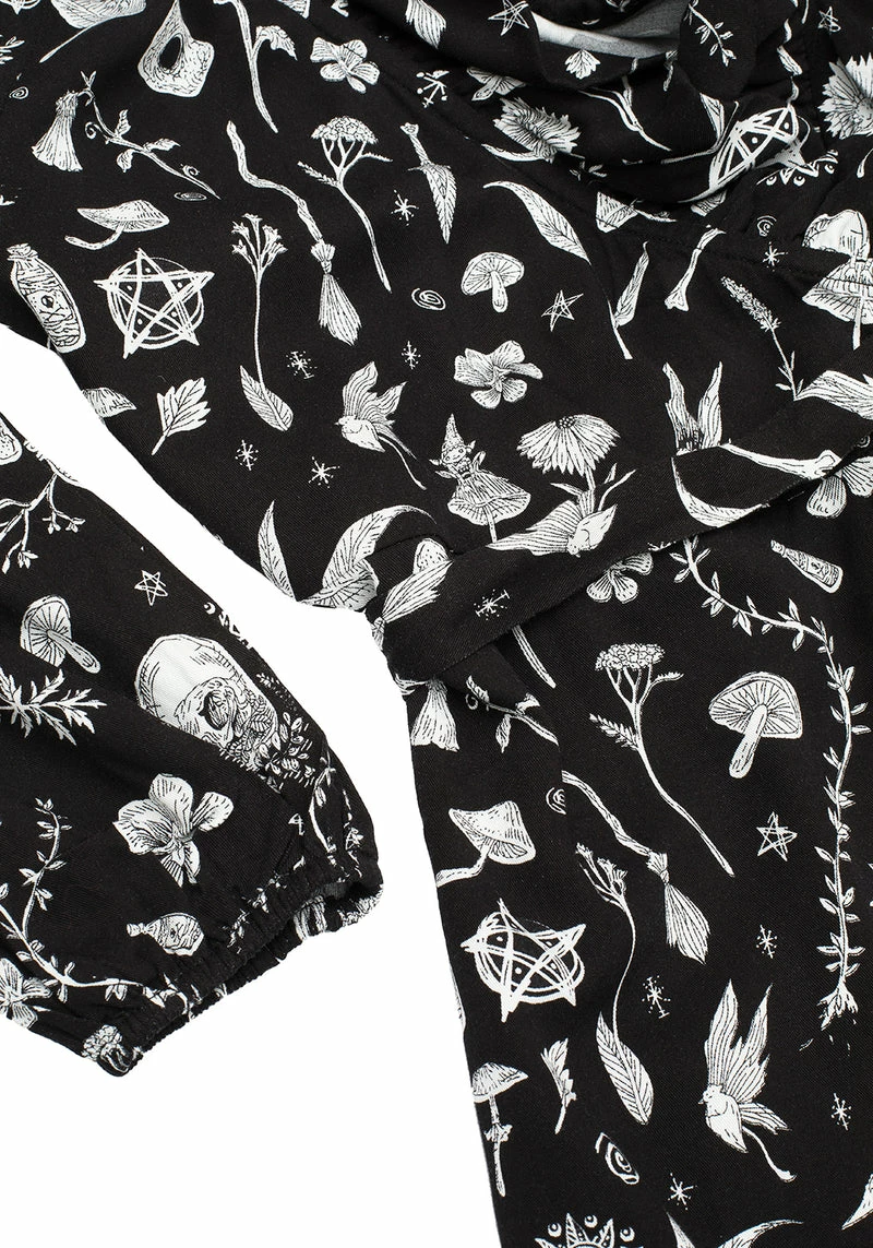 MET1 HEDGEWITCH RUFFLE WRAP ABOVE KNEE DRESS 6 MET1 HEDGEWITCH RUFFLE WRAP ABOVE KNEE DRESS - Image 6