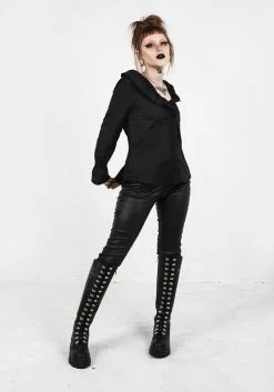 MET1 FANTOMETTE VOLUME SLEEVE BLOUSE -Womens Clothing Sales SS22M92 Fantomette Voloume Sleeve Blouse 003 800x