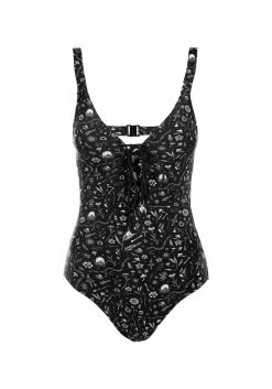 MIF1 Hedgewitch Lace-up Swimsuit -Womens Clothing Sales SS22MF140 Hedgewitch Lace up Swimsuit e2 800x