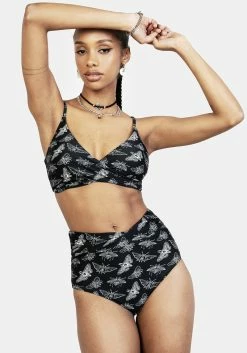 MIF1 Mortmoth Twist High-Waisted Bikini Bottom -Womens Clothing Sales SS22MF143 Mortmoth Twist High Waisted Bikini Bottoms 005 800x