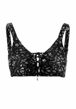 MIF1 Hedgewitch Lace-Up Bikini Top -Womens Clothing Sales SS22MF144 Hedgewitch Lace Up Bikini Top 2 800x