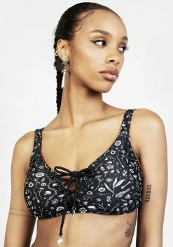 MIF1 Hedgewitch Lace-Up Bikini Top -Womens Clothing Sales SS22MF144 Hedgewitch Lace Up Bikini Top 005 800x