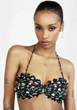 Womens Clothing Sales 58 MIF1 Swampwitch Scallop Bikini Top