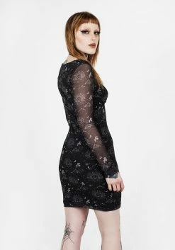 PFA1 La La Land Mesh Mini Dress -Womens Clothing Sales SS22PF380 Lala Land Mesh Midi Dress 002 800x