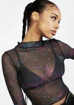 PFA1 Kaleido Mesh Crop Top