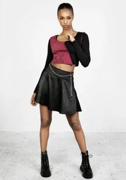 PFA1 Paranoid Crop Top -Womens Clothing Sales SS22PF387 Paranoid Crop Top 004 800x