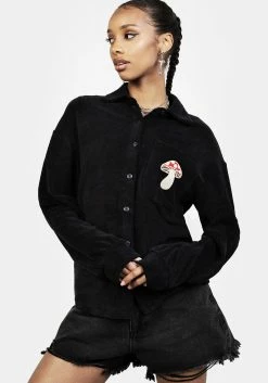 PFA1 AMANITA EMBROIDERED TOWELLING SHIRT