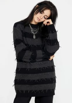 BET1 Nancy Stripe Oversized Jumper -Womens Clothing Sales SS23B03 NancyStripeJumper7318 800x