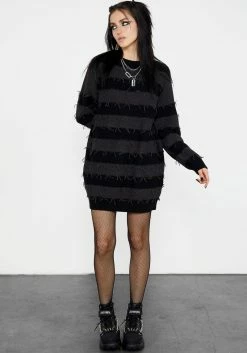 BET1 Nancy Stripe Oversized Jumper -Womens Clothing Sales SS23B03 NancyStripeJumper7364 800x