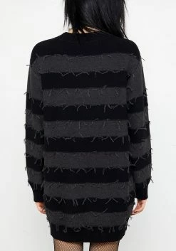 BET1 Nancy Stripe Oversized Jumper -Womens Clothing Sales SS23B03 NancyStripeJumper7387 800x