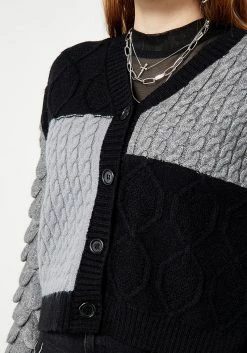 BET1 Brazen Spliced Cardigan -Womens Clothing Sales SS23B05 BrazenSplicedCardigan6430 800x