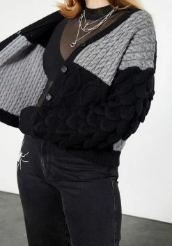 BET1 Brazen Spliced Cardigan -Womens Clothing Sales SS23B05 BrazenSplicedCardigan6437 800x